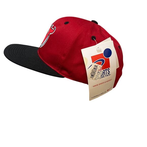 VTG NHL Sports Specialties Nike New Jersey Devils Hockey Team One Size Hat New - Picture 3 of 7